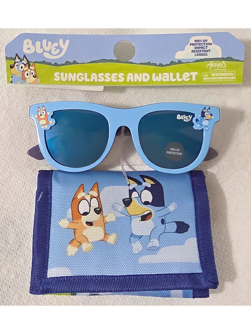 Kids' Bluey Sunglasses and Wallet Set
